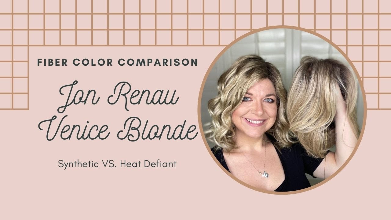 Color Comparison Jon Renau Venice Blonde 22F16S8 on Heat Friendly
