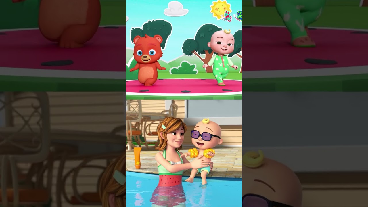 Lunch time with Boba bear #shorts #cocomelon #dance #song #party #nurseryrhymes #learning