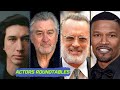 Actors roundtables  tom hanks robert de niro jamie foxx and others motivational speakers