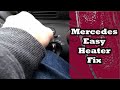 Mercedes C320 C240 C230 C350 Heater Not Blowing Hot Air Easy FIX