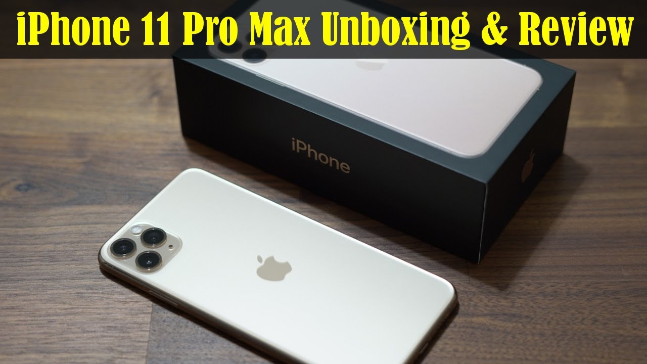 iPhone 11 Pro Max - Unboxing, First Time Setup and Review (GOLD) - YouTube