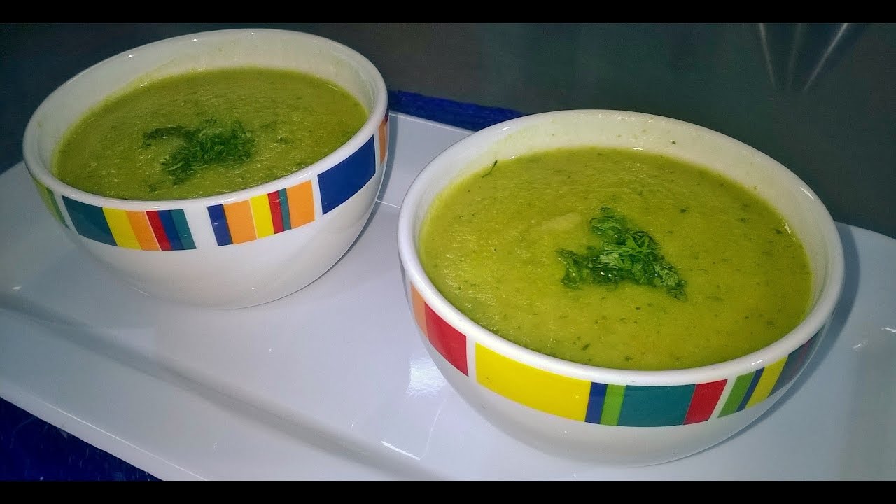 Crema de verduras verde: receta ligera, sana y muy fácil de hacer