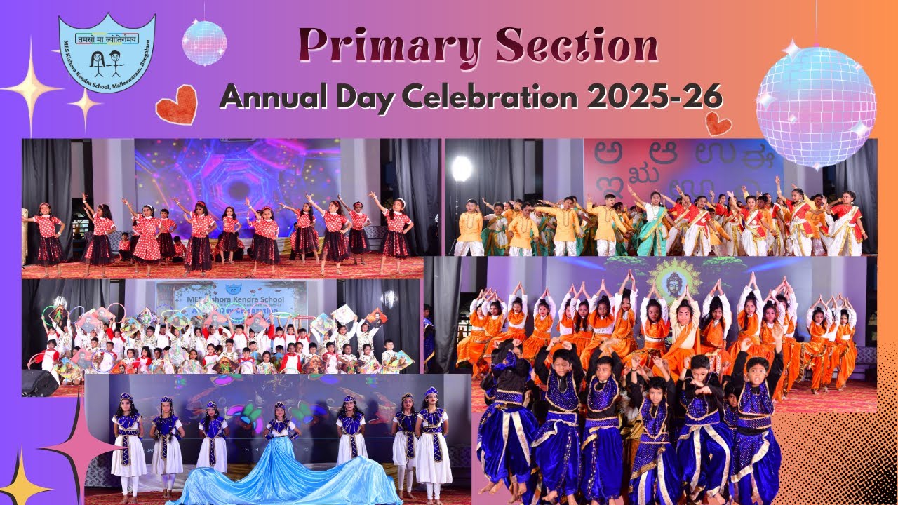 MES Kishora Kendra School | Primary Section Annual Day Celebration 2025–26