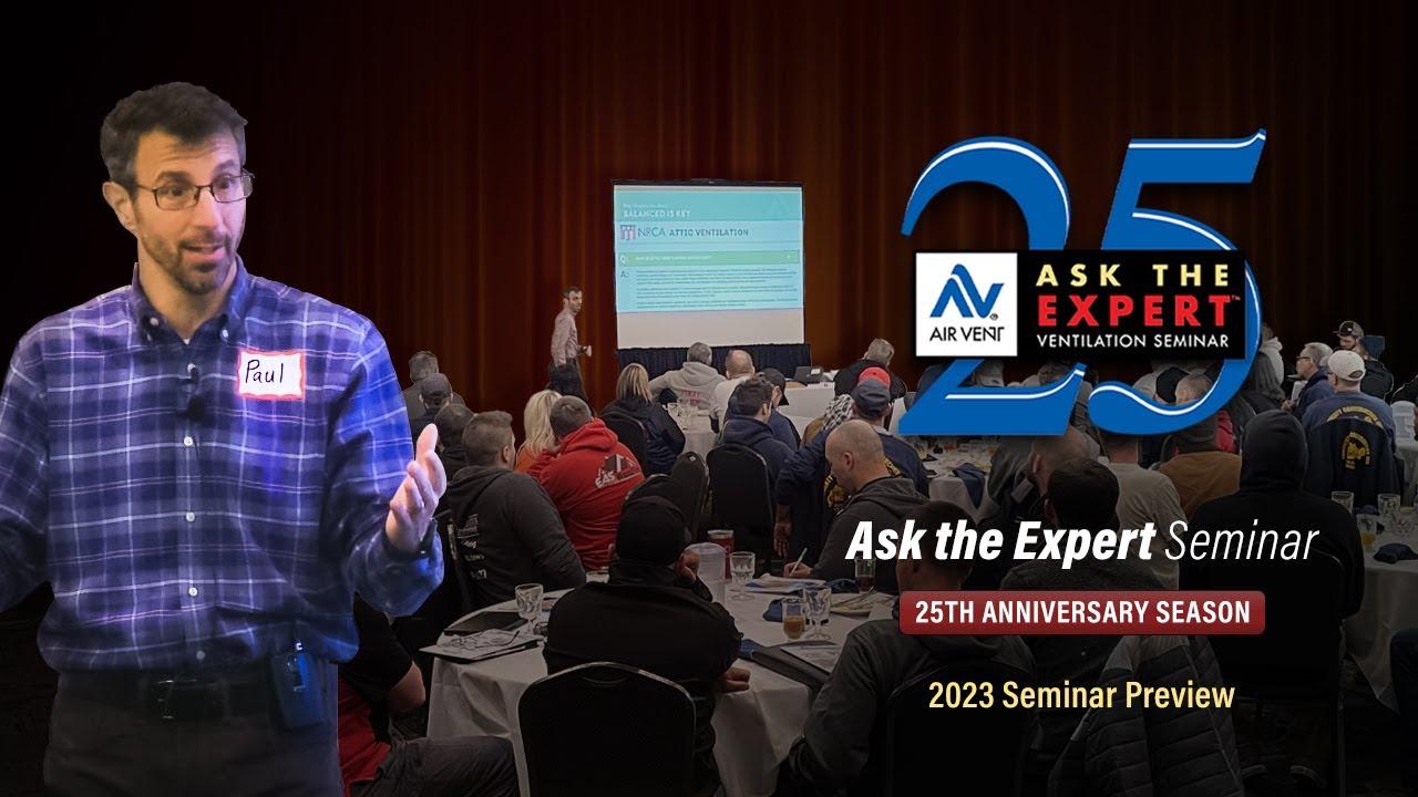 Air Vent's Ask the Expert Seminars 2023 Preview YouTube