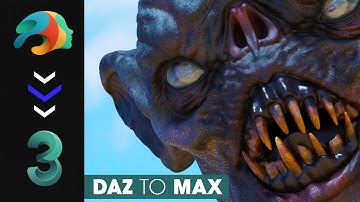 DAZ TO Max Bridge ~ Send your Character to 3DS Max from DAZ Studio