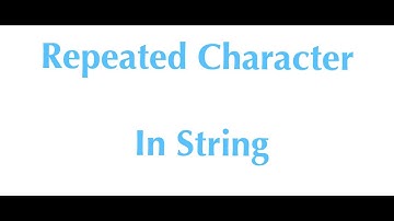 problem solving : Write a function takes string then return the most repeated char