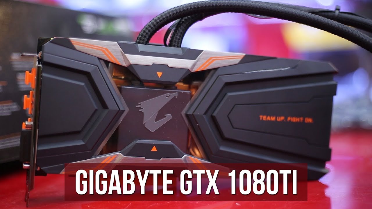 VGA có sẵn tản nhiệt nước - Gigabyte GTX 1080Ti WaterForce Xtreme