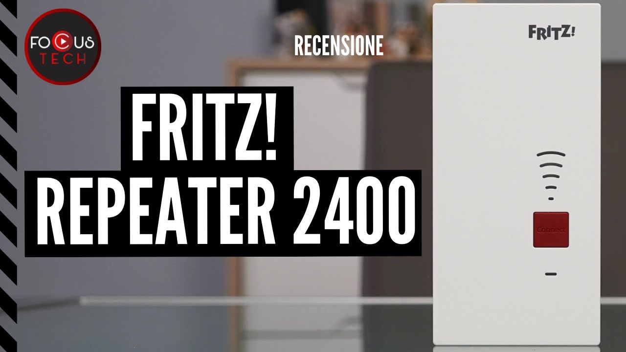 FRITZ!REPEATER 2400 recensione: un RIPETITORE WiFi MESH fino a 2.4Gbps 