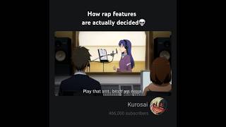 How rap features are actually decided 😭