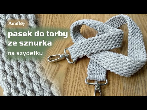 Wideo: Jak Na Szydełku Wykonać Pasek