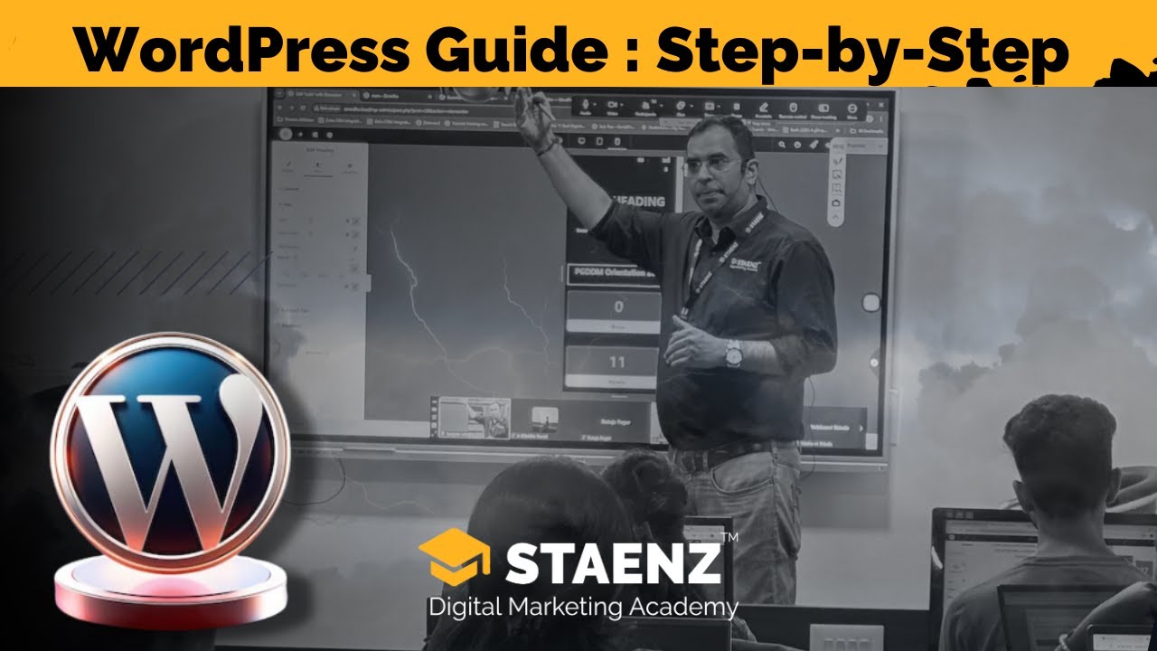 Create a Stunning WordPress Website from Scratch with Sanjeev Sir 😍 | STAENZ