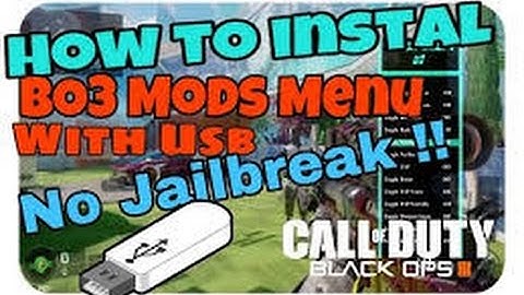 How To Install BO3 Mod Menu WITH USB *NO JAILBREAK* *PS4* *2017* *100% WORKING*