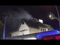 04.08.2020 - Dachstuhlbrand in Wesseling fordert 4 Verletzte