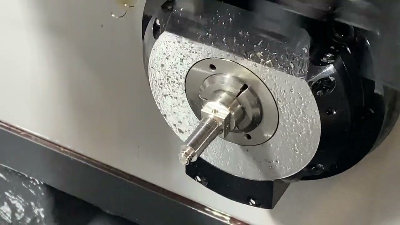 Nexturn SA-20B Swiss Lathe 7-Axes Demonstration at PMTS 2021 - YouTube