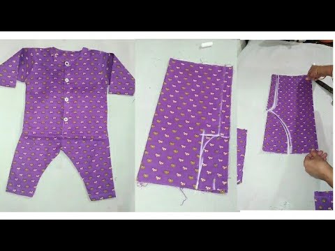 newborn baby frock cutting