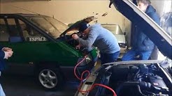 Starting the Renault Espace after winter storage