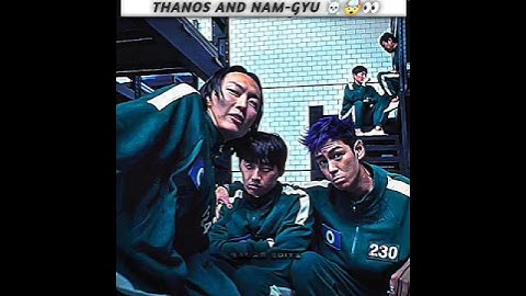 Thanos x Nam-gyu | Squid Game edit 🤯🎬 #squidgame #thanos #kdrama #edit #shorts