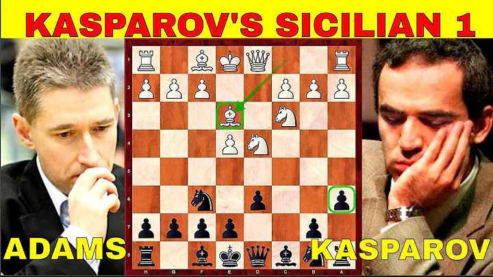 ANG MALAKAS NA PAG GAMIT NG SICILIAN DEFENSE || GM Adams (2741) - GM Kasparov (2804) 2005 #140