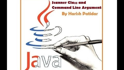 7. Java Tutorial: Taking Input using Scanner and Command Line Arguments in Java