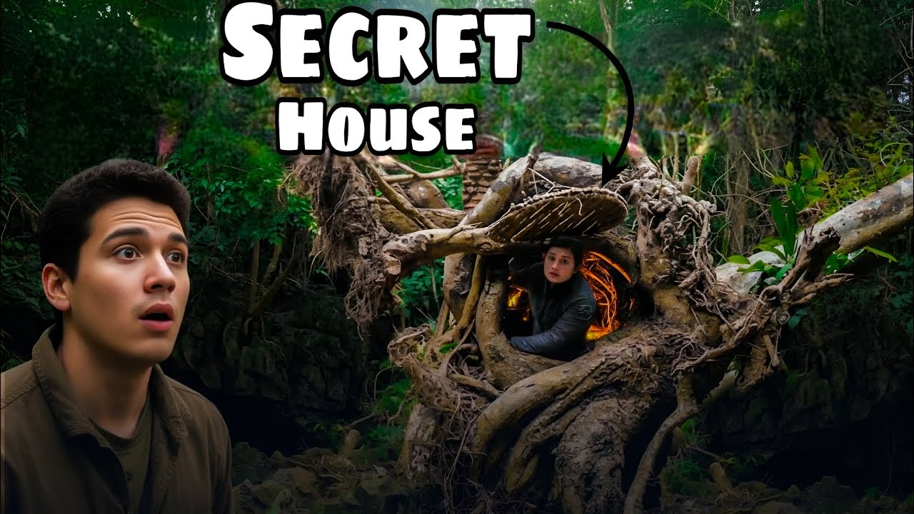 I Built a SECRET HOUSE Inside a Tree 🌳 | Jungle Frost