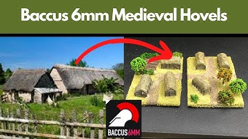 How to Quickly Create EPIC Medieval Hovels DIY terrain tutorial! Baccus 6mm!