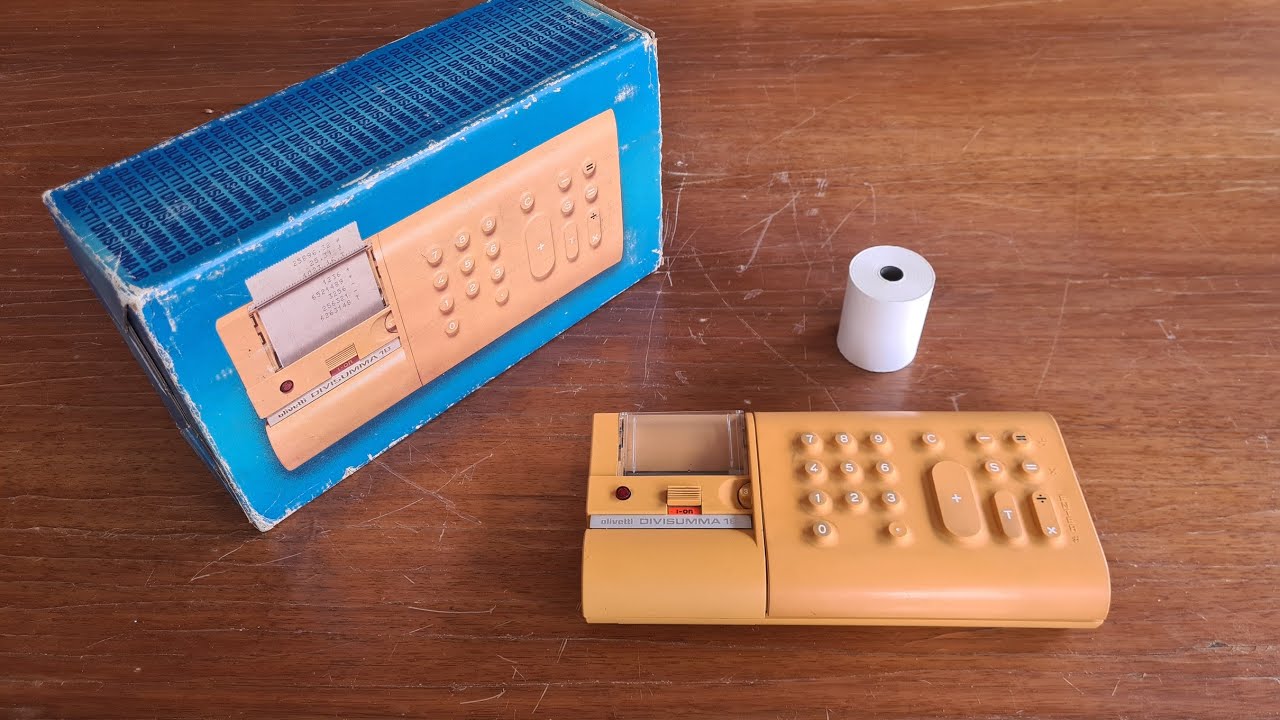 Olivetti Divisumma 18 (1973). A calculator in Museum of Modern Art