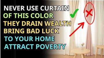 Waarschuwing! Hang deze gordijnkleur nooit op in uw huis – het maakt u arm! Repareer het nu!