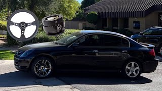 G35 sedan gets Nrg quick release