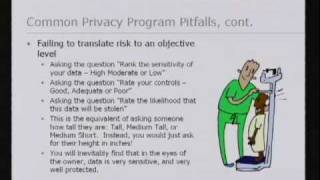 CERIAS Security: Protecting Data Privacy: A Practical Guide to Managing Risk 2/4