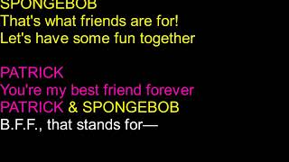 Miniatura de "Bff Lyrics  Spongebob"