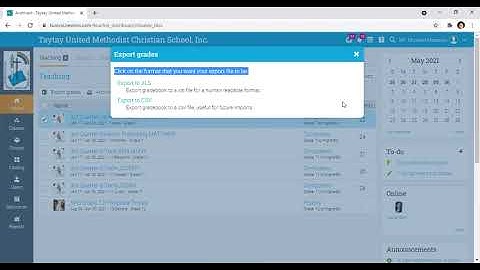 TEACHERS VIDEO - How to download the gradebook of your students in LMS
