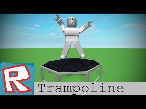 Roblox Tutorial Trampoline Youtube - trampoline roblox