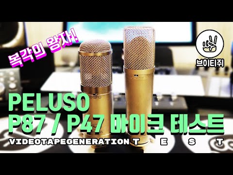 펠루소 들어보셨습니까!? PELUSO P87 P47 콘덴서 마이크 테스트