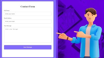 How to Make Working Contact Form in React JS 2024 || Create Contact Form in React JS