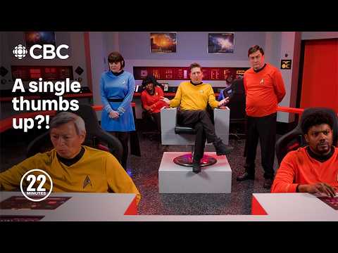 Captain Trisk of Starfleet attempts to connect with the Krogans... | This Hour Has 22 Minutes