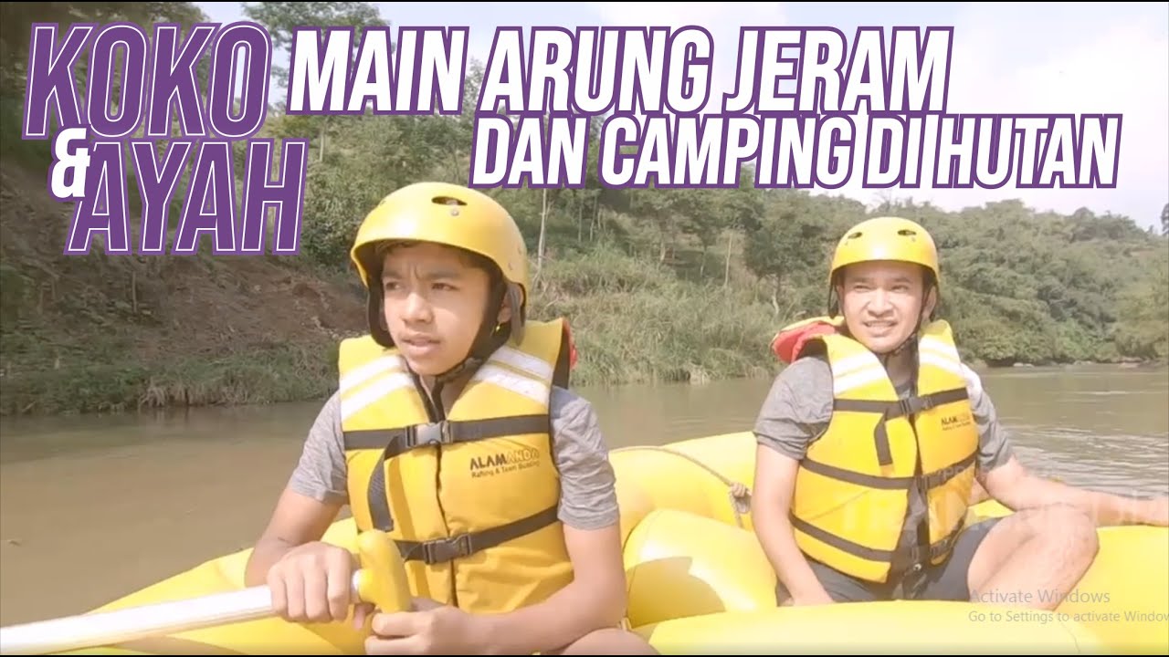 Camping di Tengah Hutan dan Seru2an Main Arung Jeram! | DIARY THE ONSU (21/7/20) P1