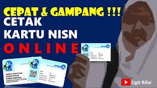 TERBARU!! CARA GAMPANG DAN CEPAT CETAK KARTU NISN ONLINE