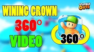 🔥 Wining Crown 360° Video | Stumble Guys 360° Video | Stumble Guys 360 Video