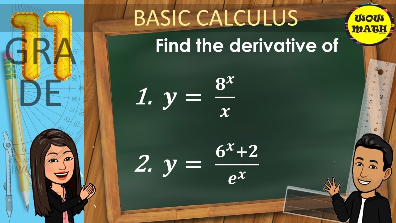 DIFFERENTIATION RULES FOR EXPONENTIAL FUNCTIONS PART 3 - YouTube