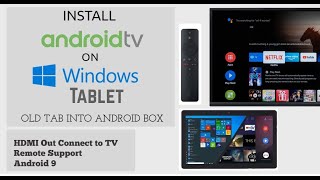 install android tv 9 on Windows Tablet | Connect to tv screenshot 2