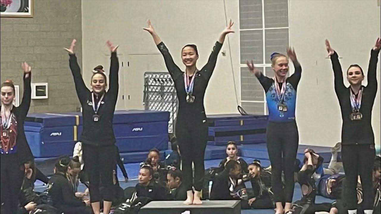 2023 XCEL Platinum Pacific Classic Gymnastics Meet First Place AA
