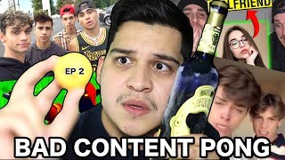 Poppin Off On Youtube Gimmicks (Bad Content Pong | Ep 2)