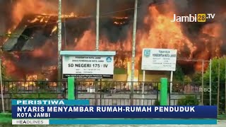 Bangunan SDN 175 Kota Jambi Ludes Terbakar