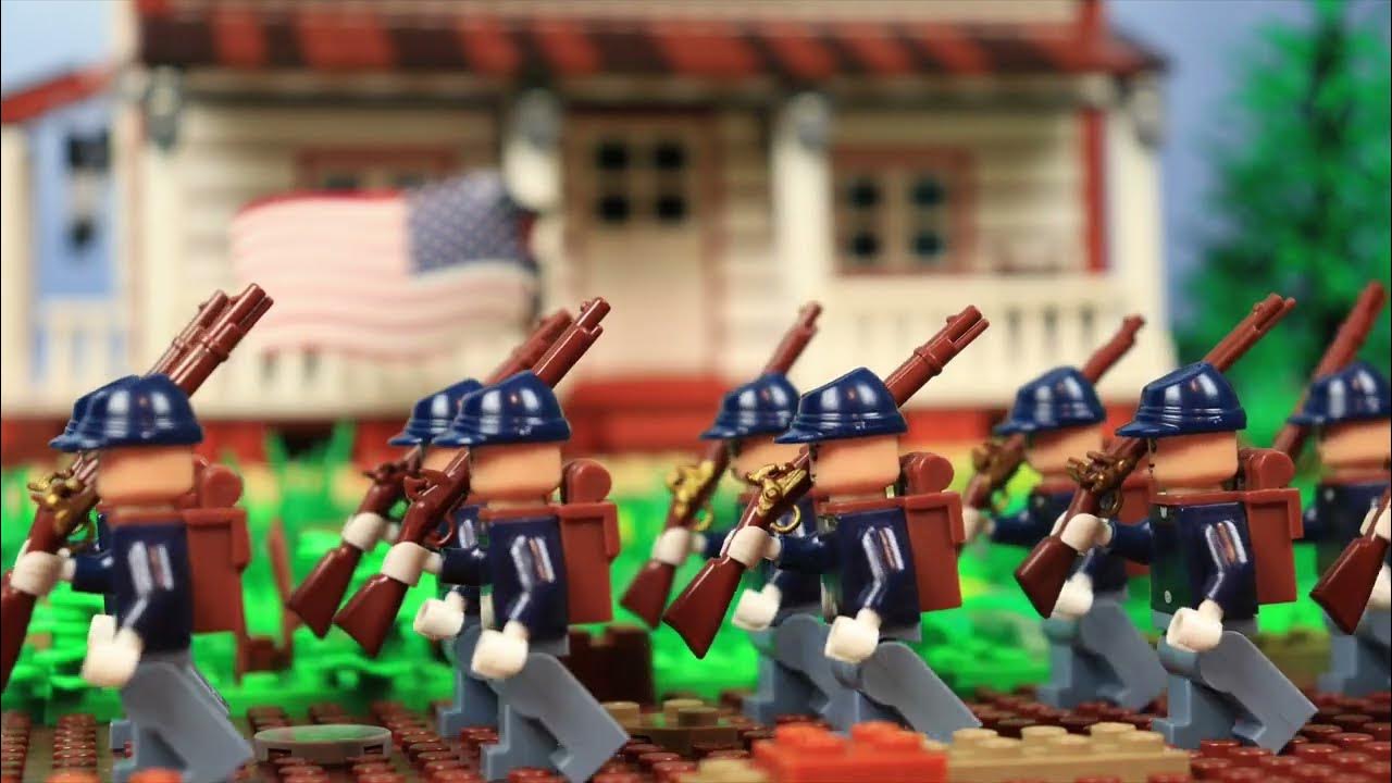 ГРАЖДАНСКАЯ ВОЙНА В США - исторический ЛЕГО мультфильм - тизер - YouTube
