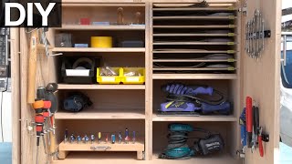 【工具収納】アイデアを詰め込んだ"ツールキャビネット"