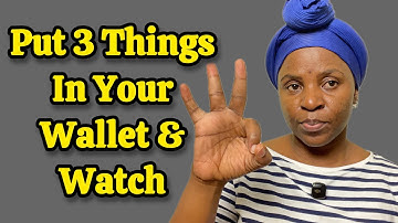 3 Things To Put In Your Wallet or Pocket and then watch your Balance 