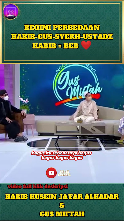 INI PERBEDAAN HABIB-GUS-SYEKH-USTADZ #short #shorts #shortvideo #shortsfeed #habibjafar #gusmiftah