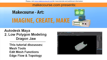 Modeling a Dragon Video 2: Initial Lowres Polygon Modeling