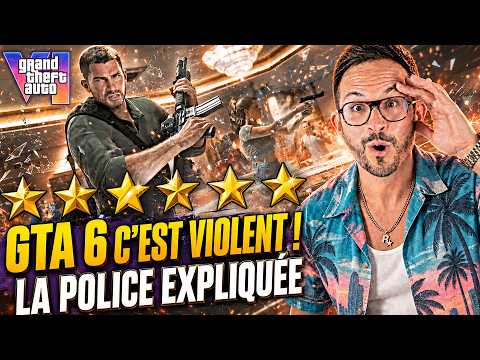 GTA 6 🚨 Le NOUVEAU SYSTÈME de POLICE AMÉLIORÉ et EXPLIQUÉ !!! Étoiles, Icones, Heat...