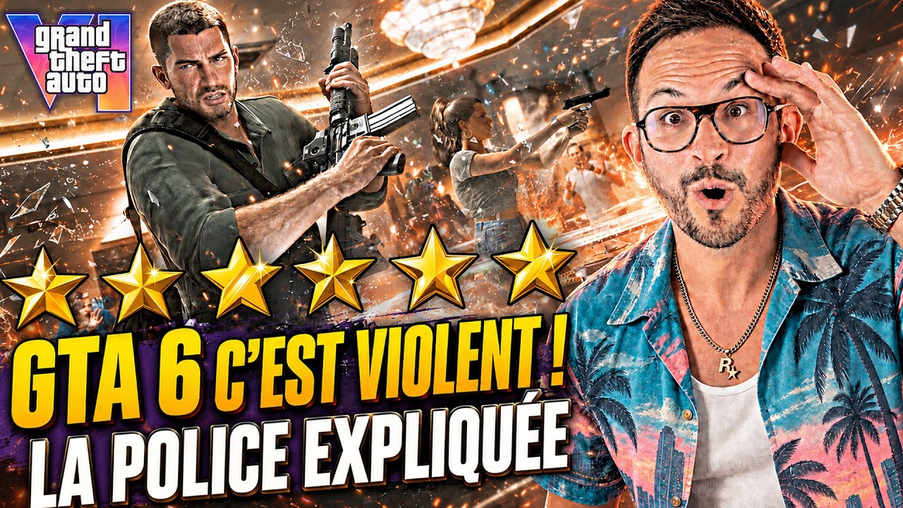 GTA 6 🚨 Le NOUVEAU SYSTÈME de POLICE AMÉLIORÉ et EXPLIQUÉ !!! Étoiles, Icones, Heat...